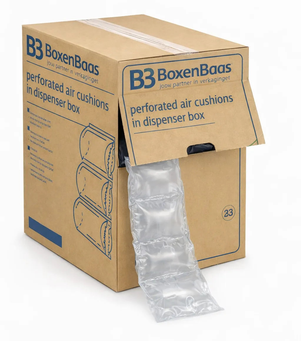 luchtkussens 50 gerecycled in dispenserdoos