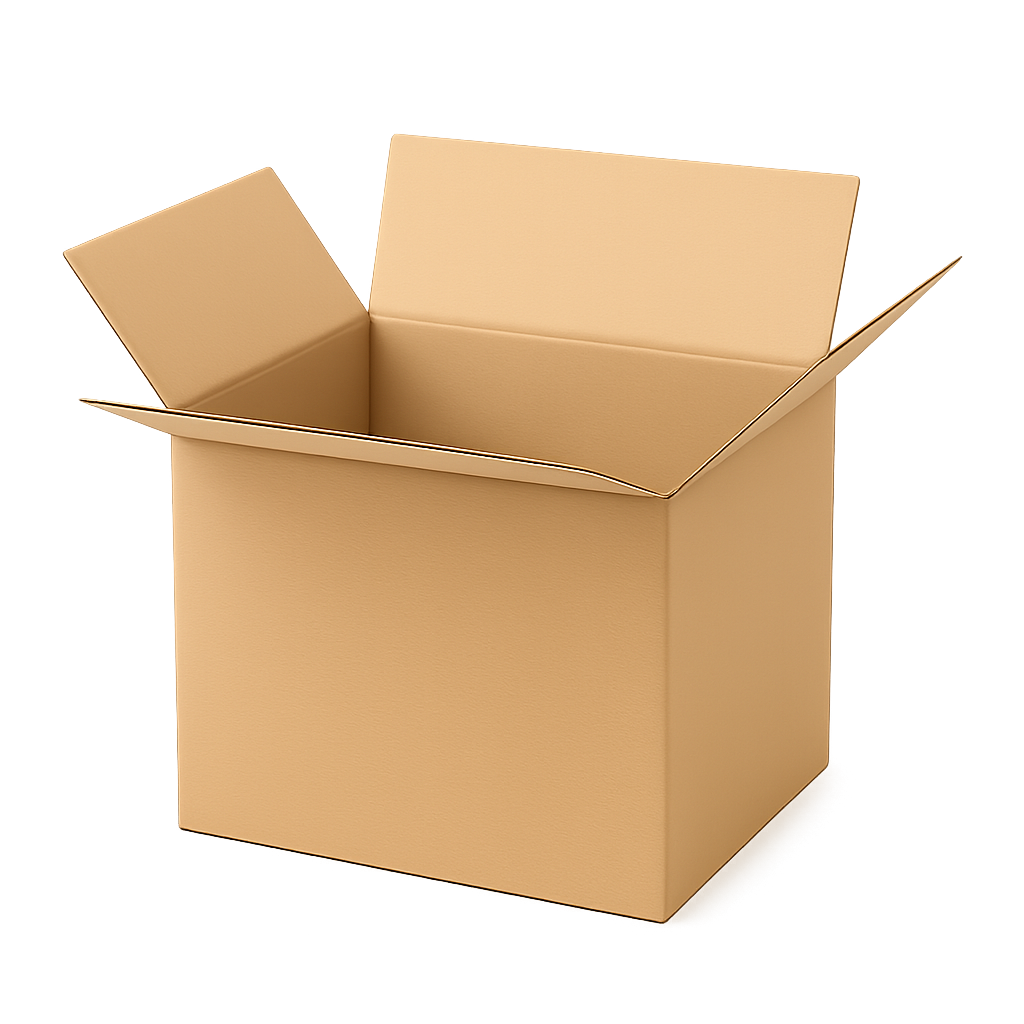 Doos van enkelgolfkarton 35x30x30cm