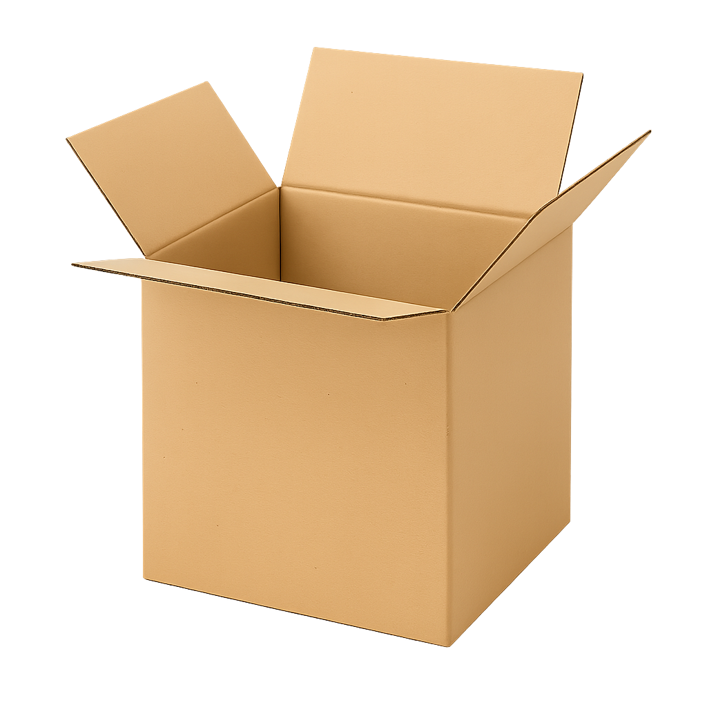 Doos van enkelgolfkarton 35x35x35cm