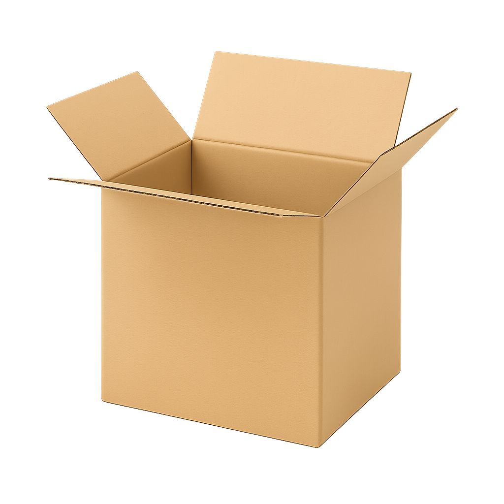 Doos van enkelgolfkarton 50x50x50cm