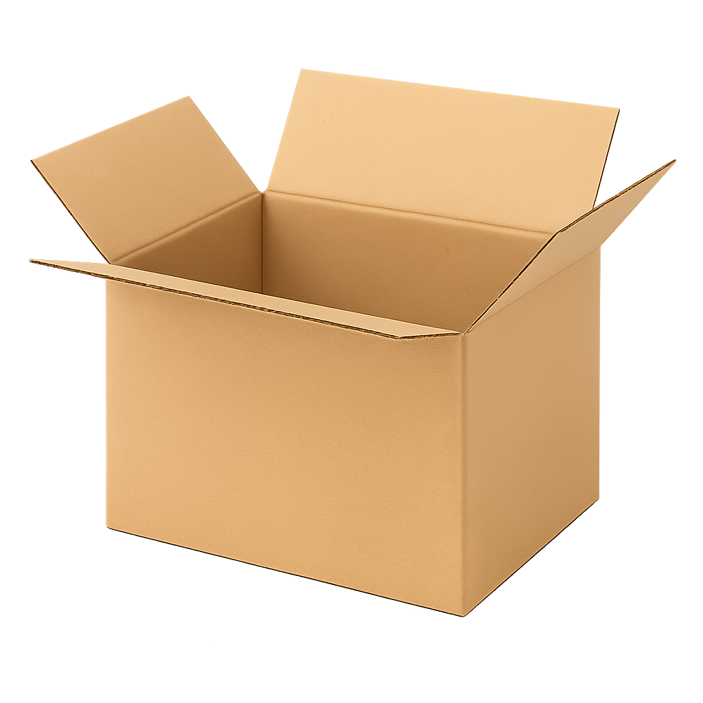 Doos van enkelgolfkarton 31x22x25cm
