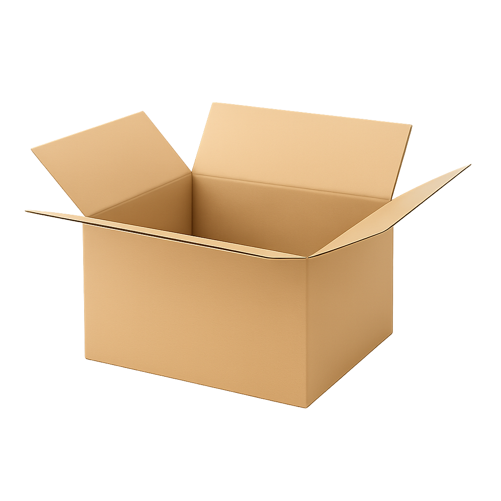 Doos van enkelgolfkarton 50x40x30cm