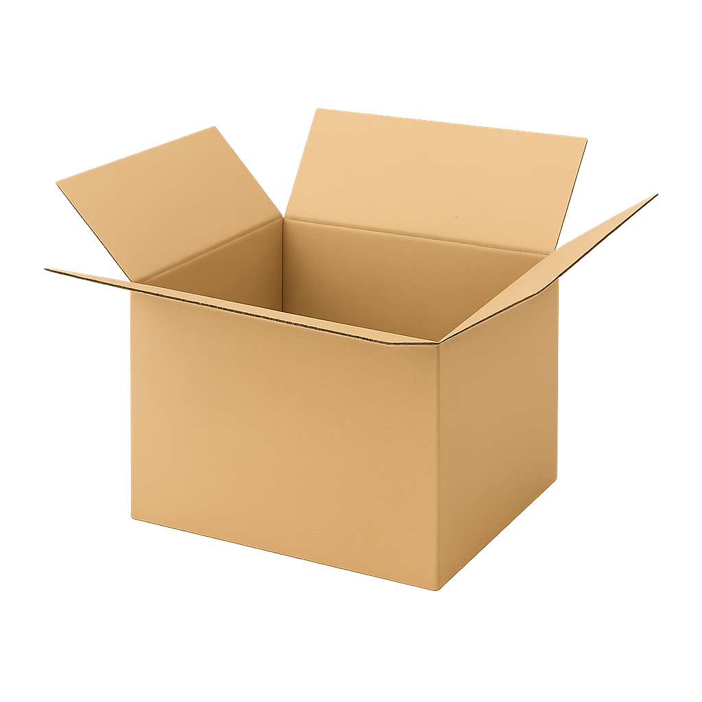 Doos van enkelgolfkarton 31x22x30cm