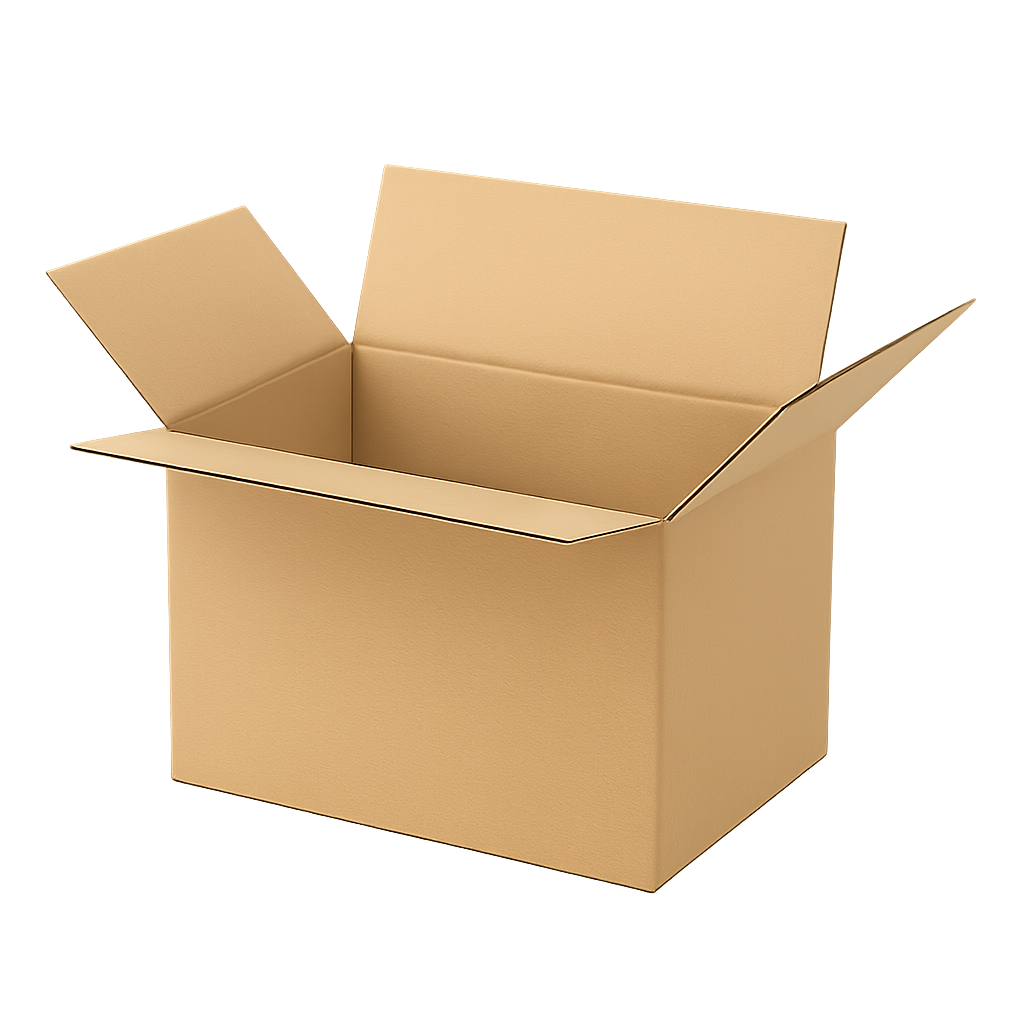 Doos van enkelgolfkarton 40x30x35cm