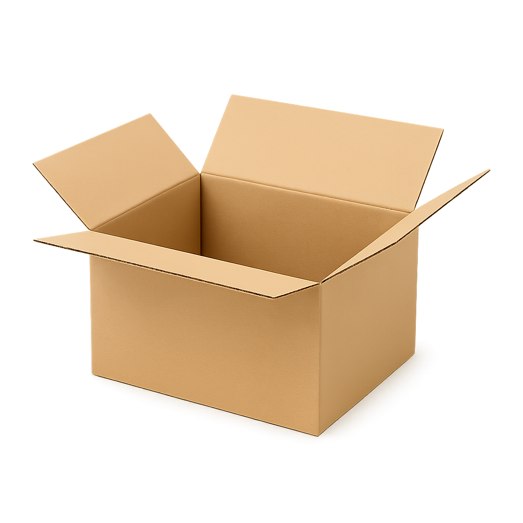 Doos van enkelgolfkarton 40x25x30cm