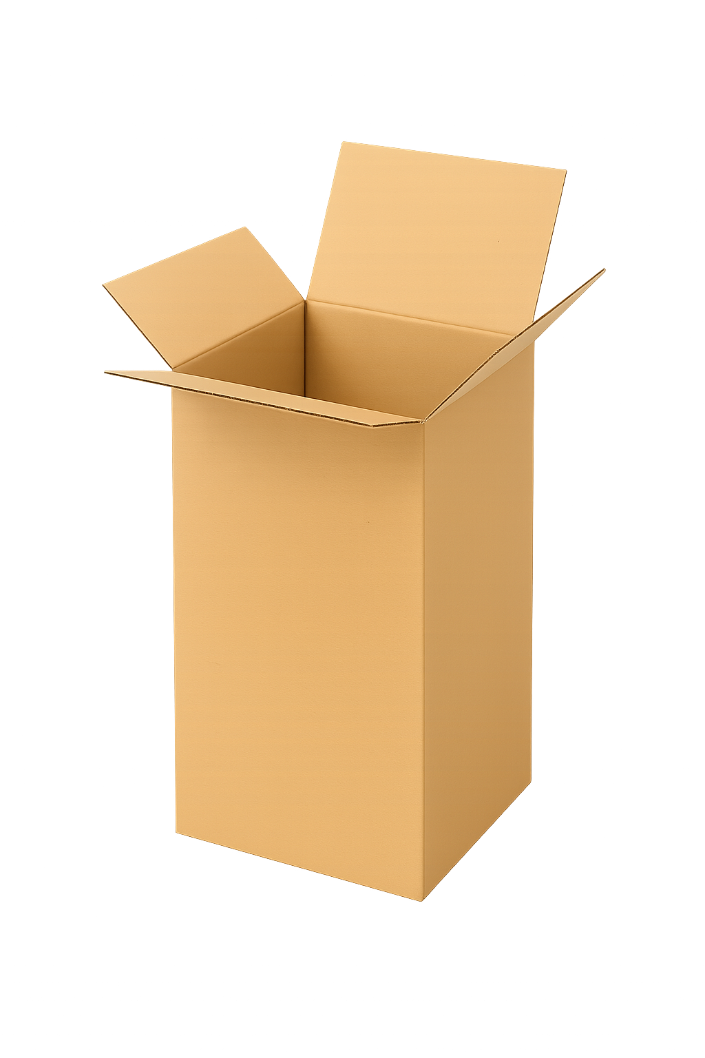 Doos van enkelgolfkarton 30x30x50cm