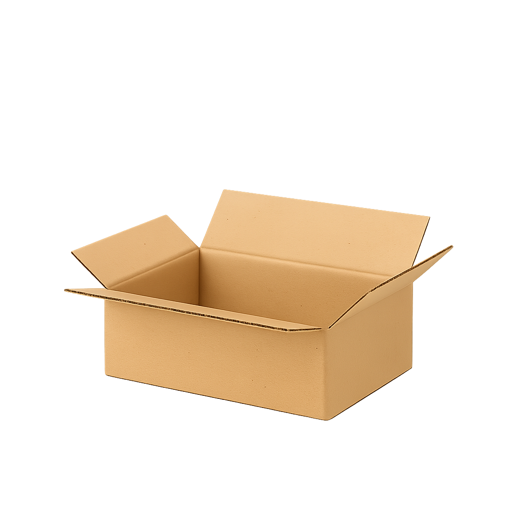 Doos van enkelgolfkarton 31x21,5x10cm
