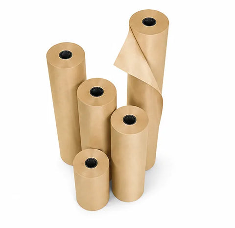 bruin pakpapier op rol standaard