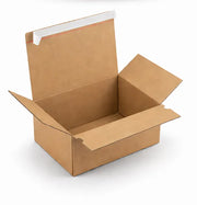 doos enkelgolfkarton met automatische bodem en kleefstrip