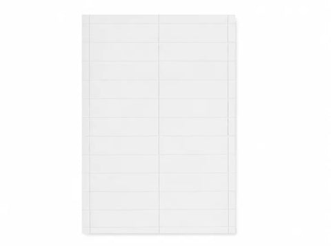 etiket van bristolkarton voor etikethouders