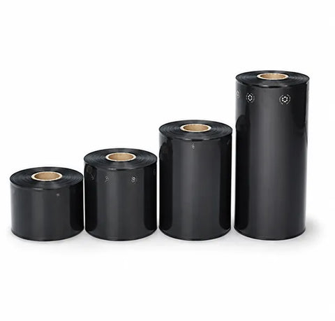 ondoorzichtige zwarte buisfolie 100 micron 50 gerecycled