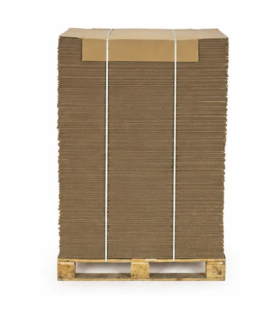 tussenblad van golfkarton per volledige pallet
