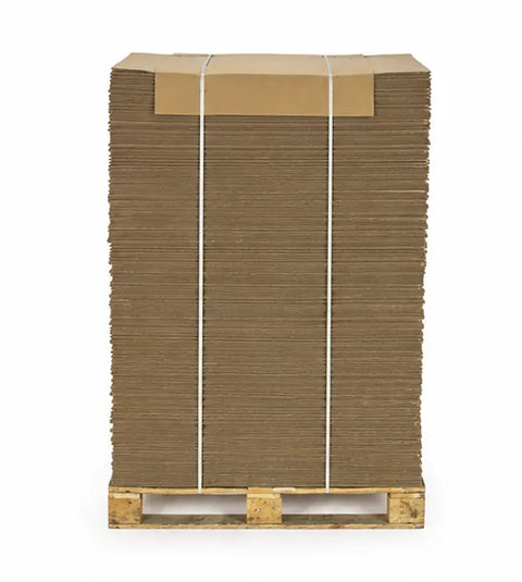 tussenblad van golfkarton per volledige pallet